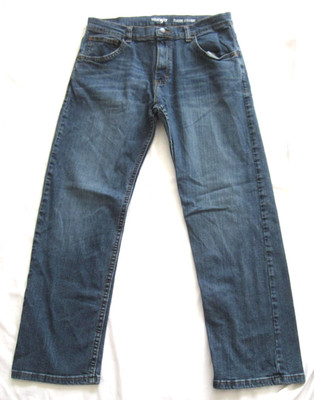 Wrangler Classic Straight Boys Jeans 16 Husky Denim 90s Style Normcore (MP564)