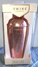 Hammered Copper Cocktail Shaker By Twine