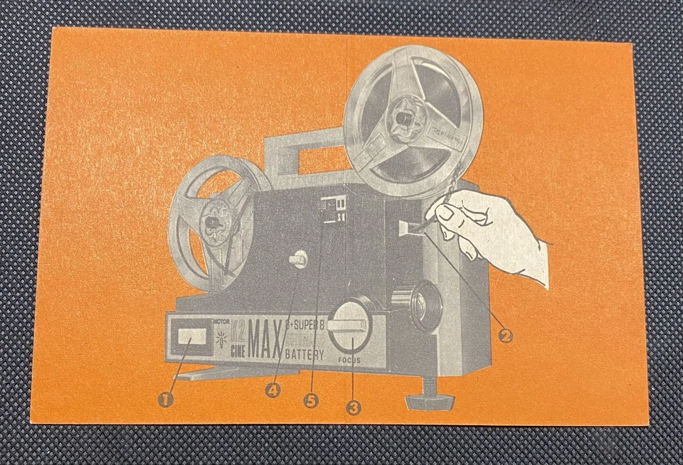 Proiettore Cinemax 8 + Super 8 Bipasso - Fondo Magazzino - Made in Italy Vintage - Immagine 4 di 4
