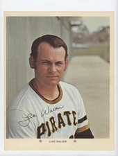 1971 Arco Pittsburgh Pirates Luke Walker 0q5