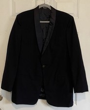 After Six by Rudofker Vintage Blazer Tuxedo Black 44  Chest Single Button Men  s