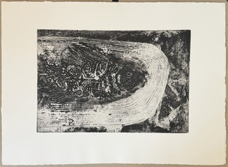 Reinhard Drenkhahn Barbel II etching from the estate 1957/1979