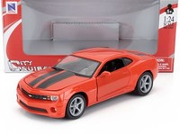 Newray 1/24 Chevrolet Camaro Ss Coupe 2010 Orange Statisches Modell Diecast