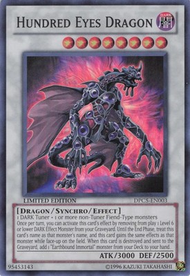 Yugioh Hundertäugiger Drache DPC5-DE003 Super Rare LP