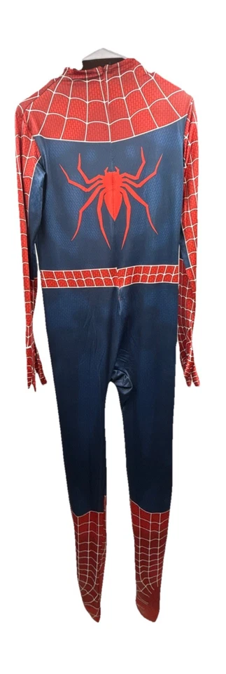 Spider-Man Una Pieza Talla M Cremallera Halloween Disfraz Cubre Manos y Pies Foto 2 de 4