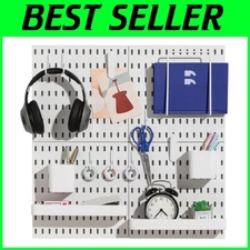 White Pegboard Set for Crafts & Ornaments