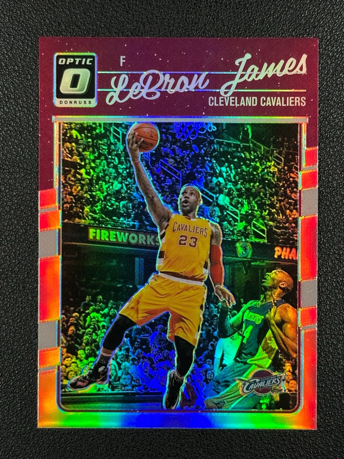2016-17 Panini Donruss Optic LeBron James Silver #15 With Kobe Cavaliers #Z