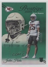 2024 Panini Prestige Rookies Xtra Points Green Premium 117/199 Jaden Hicks 15ar