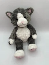 Kohls Cares If You Give Cat a Cupcake 14" Gray Grey White Kitty Plush Kohl's