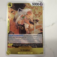 S-Snake OP13-114 Rare Carrying On His Will One Piece Foil Near Mint