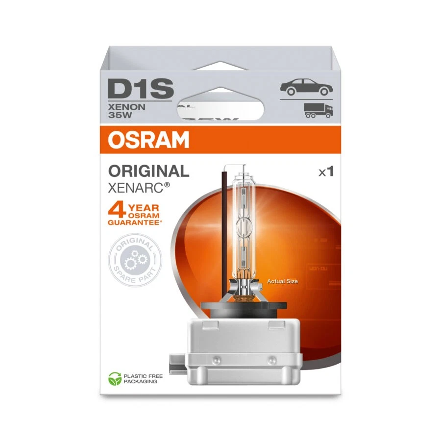 OSRAM XENARC ORIGINAL D1S PK32d-2 85 V/35 W (1er Faltschachtel) - Bild 1 von 1