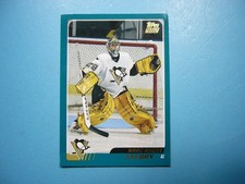 2003 2003/04 TOPPS NHL HOCKEY CARD #340 MARC-ANDRE FLEURY ROOKIE RC EX/EX- SHARP. rookie card picture