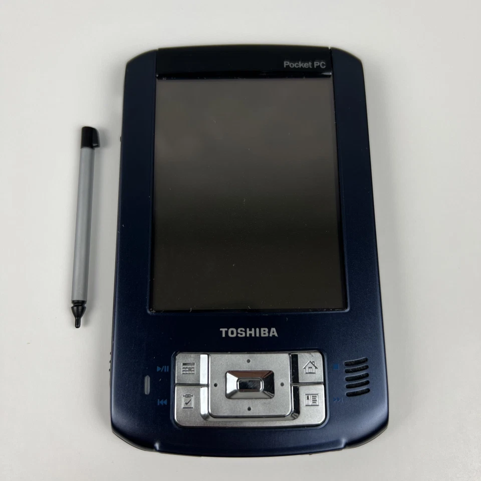 Toshiba Pocket PC e405 WM 2003 PD400U With Stylus Works Free Shipping No Charger - Image 2 of 4