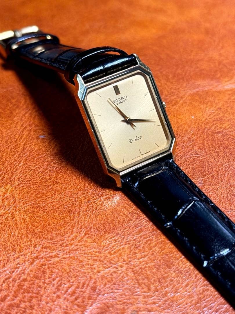 A119 SEIKO DOLCE Rectangular 80's - image 4