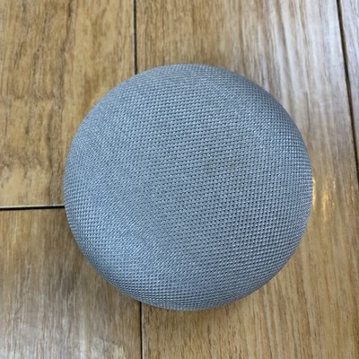 Google H0A Home Mini Smart Voice Assistant Speaker Gray No Power Adapter