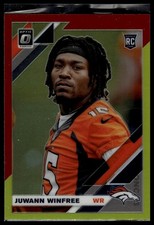 2019 Donruss Optic #147 Juwann Winfree Red and Yellow