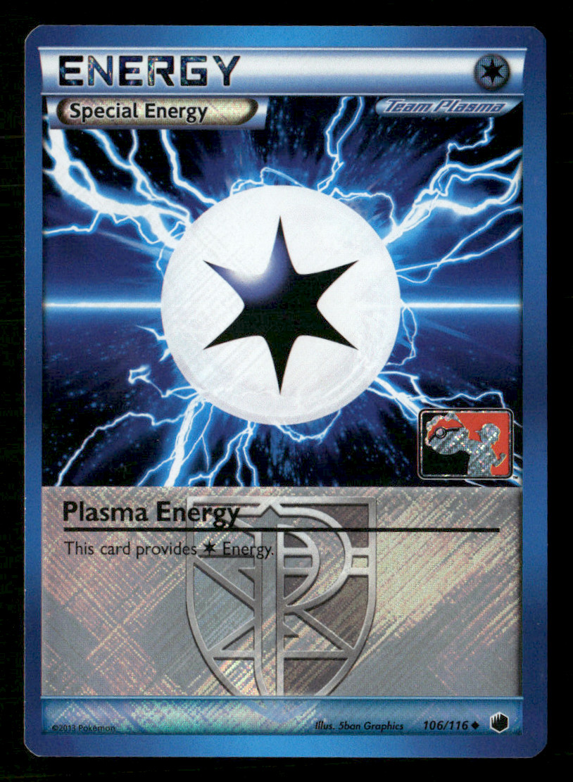 Plasma Energy (Special) - (Play! Pokemon) Reverse Holo 106/116 LP Pokémon TCG