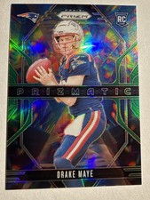 Panini Prizm Prizmatic Drake Maye #2 Green Prizm Rookie New England Patriots