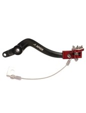 Pedale Freno Apico per Gas Gas EC1 250 EC300 Xc 250/300 18-20 Nero/Rosso #Dr7