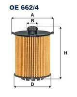 Filtron Oe 662/4 ÖLfilter FüR Volvo