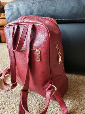 coolcy leather backpack