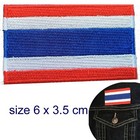 Thailand flag iron on patch Thai ธงไตรรงค์ Thong Trairong  iron-on patches