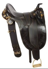  BRAND NEW STOCK SADDLE WITH HORN 17"