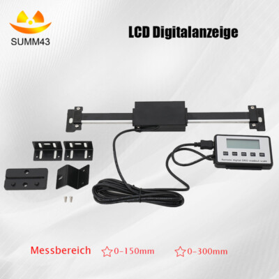 1pc LCD Digitalanzeige Linearskala Anbaumeßschieber Einbaumeßschieber DE