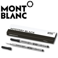 Montblanc Rollerball Tintenschreiber Refill Mine M Mystery Black Schwarz 2 Stk.