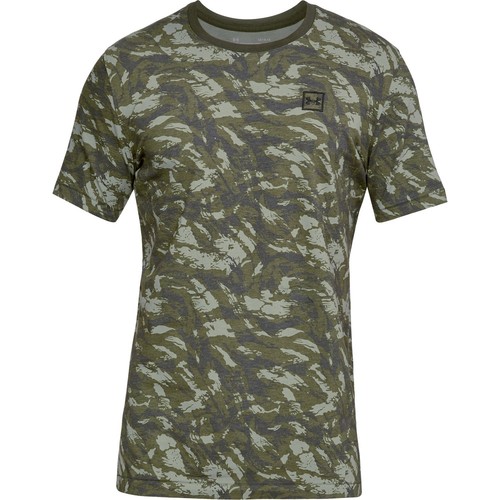 Camiseta Under Armour Para Hombre Estilo Deportivo Camiseta AOP Diseño Camuflado Estampada 1305671-437 - Imagen 12 de 13