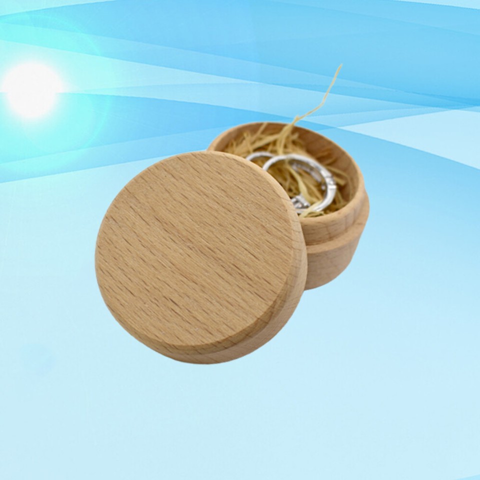 Wooden Jewelry Box Small Simple Durable Wedding Jewelry Storage Box for