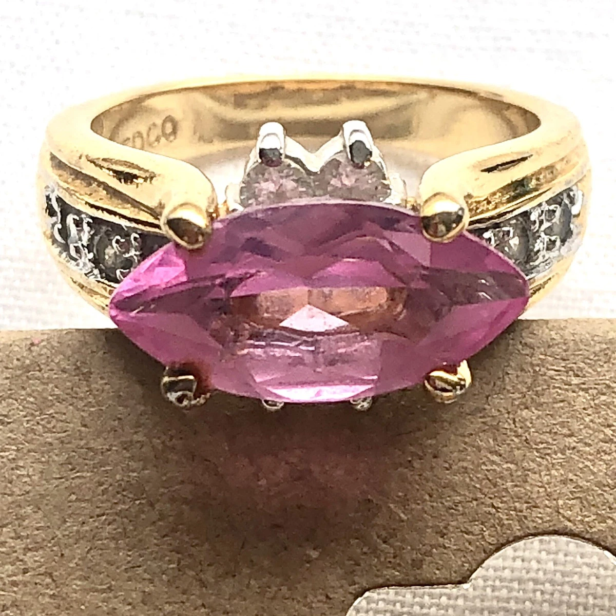 Pink costume best sale ring
