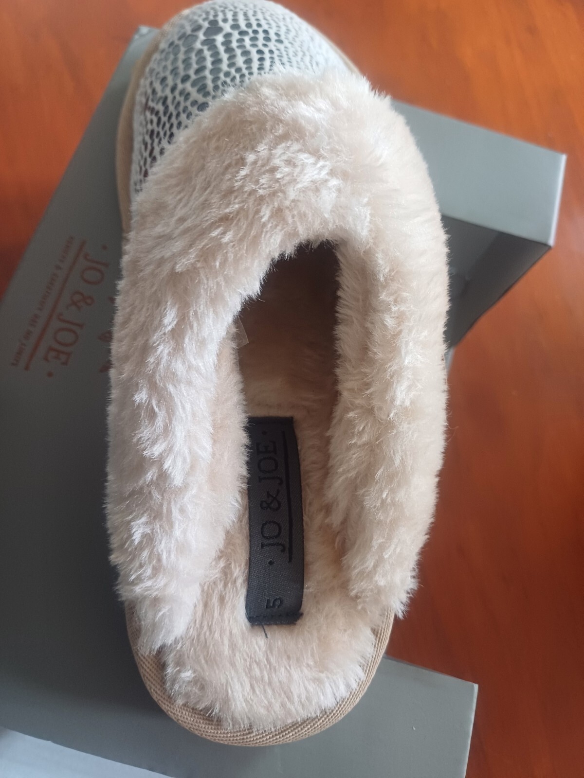 PANTOFOLA D’ORO Pantofole beige taglia 3 4 adulti oro nero JO&JOE