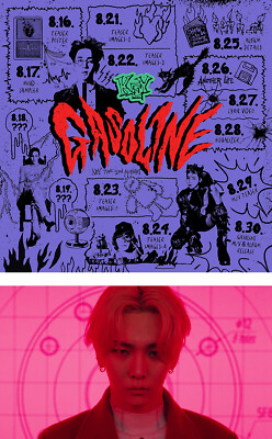 KEY GASOLINE Album BOOKLET 2 Ver SET 2CD+POSTER+2Photo Book+4 Card