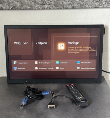 Samsung Professional Smart Signage DB22D-P LED Display 22'' /B