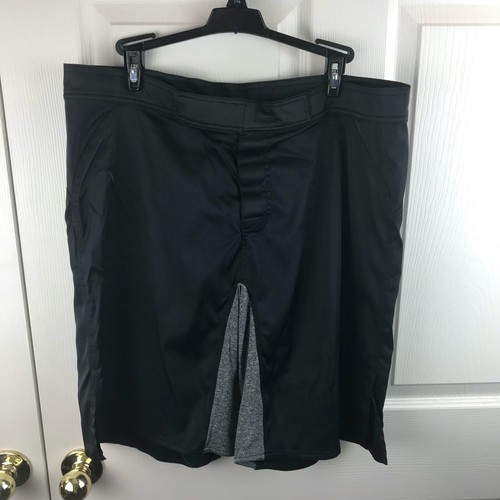 Para hombres Reebok Crossfit Pantalones Cortos Negro Gris Grande L | eBay