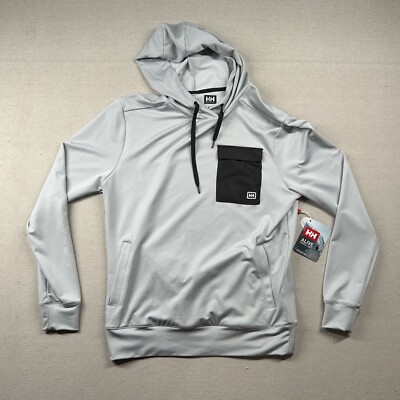 Helly Hansen Hoodie Mens Small Hyggen UPF 30 Performance Stretchy Outdoors