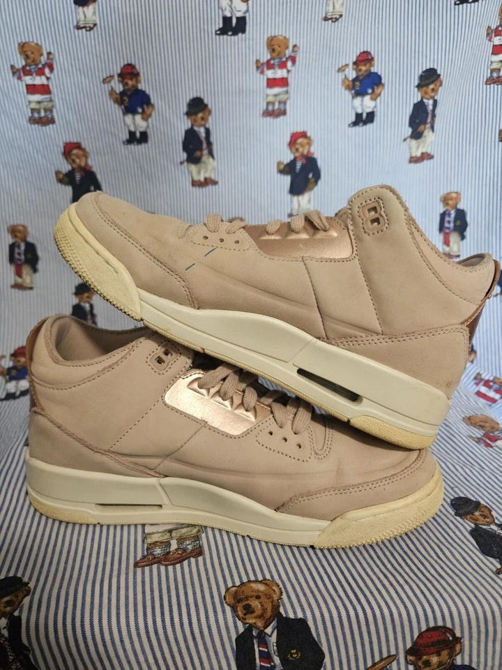 Jordan 3 SE Particle Beige 2018 Retro Talla 8.5 W Rosa Zapatilla Zapato Nike Foto 2 de 4