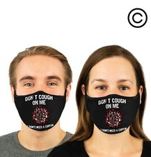 DON  T Cough matching face masks -face mask  2 pcs couple match face cover