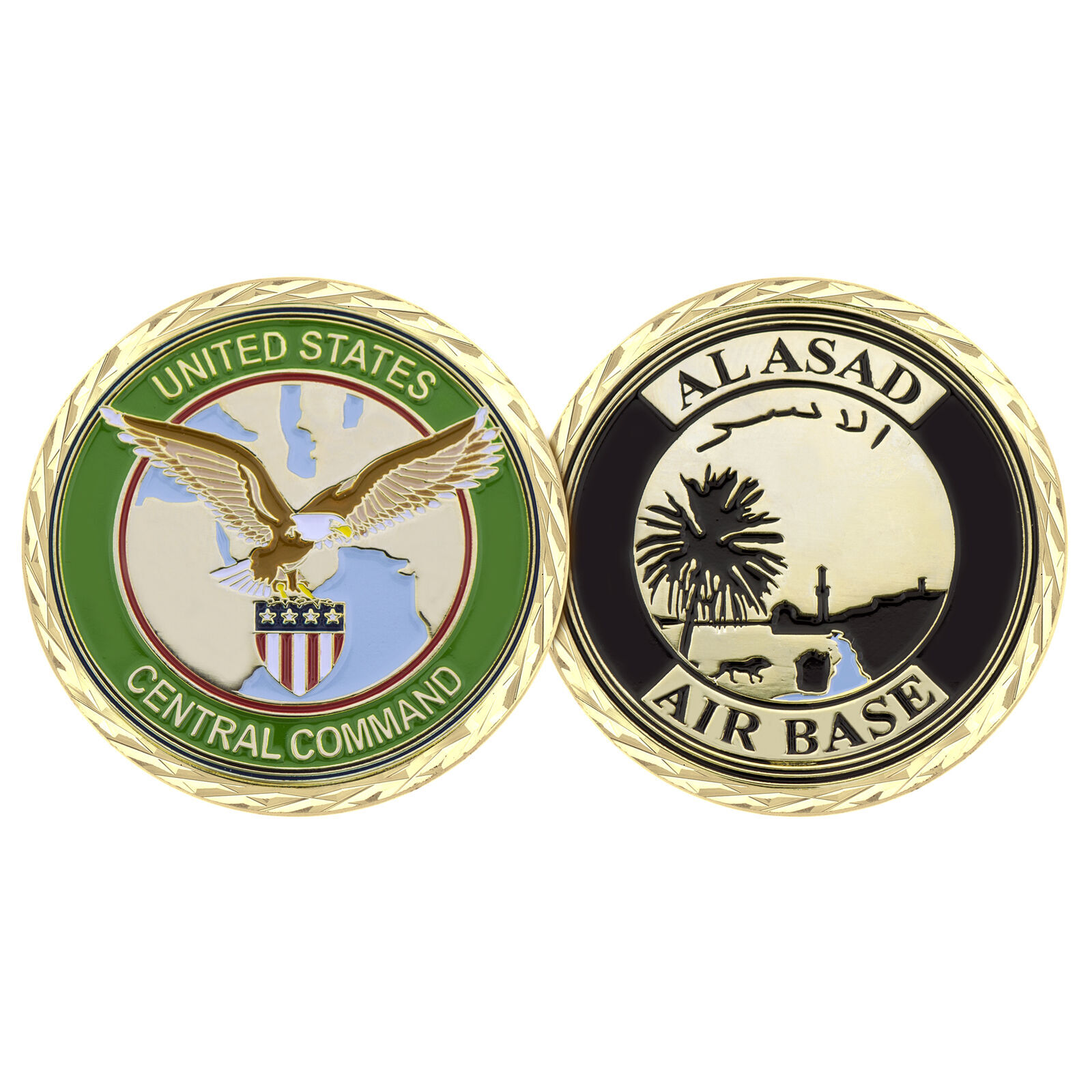 US Central Command Al Asad Air Base Iraq Challenge Coin