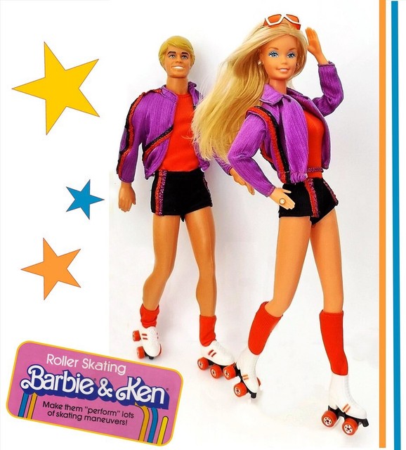 Barbie & Ken Skater Outfits Vintage 1981 From Mattel 1880 & 1881& 60