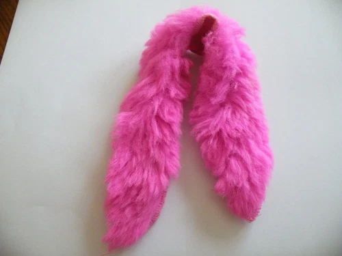 Vintage Barbie Doll HOT PINK Faux FUR Stole Wrap Boa FREE SHIIP