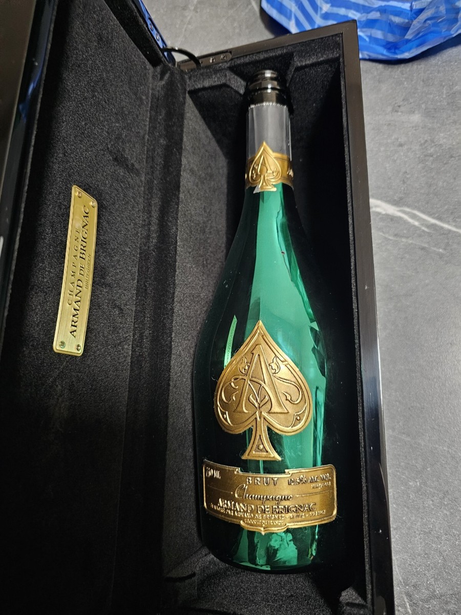 Armand de Brignac Ace of Spades Brut GREEN Champagne - Empty