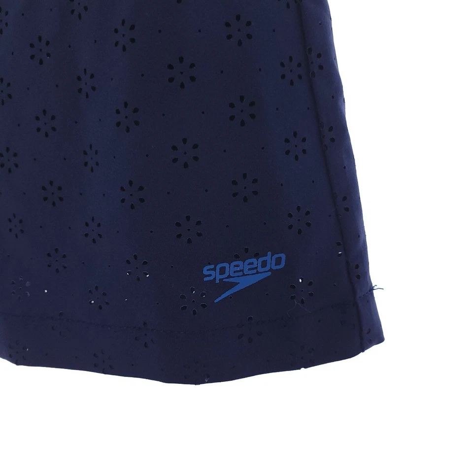 Speedo Floral Navy Blue Beach Swim Skort Womens Size Large - Image 4 of 4