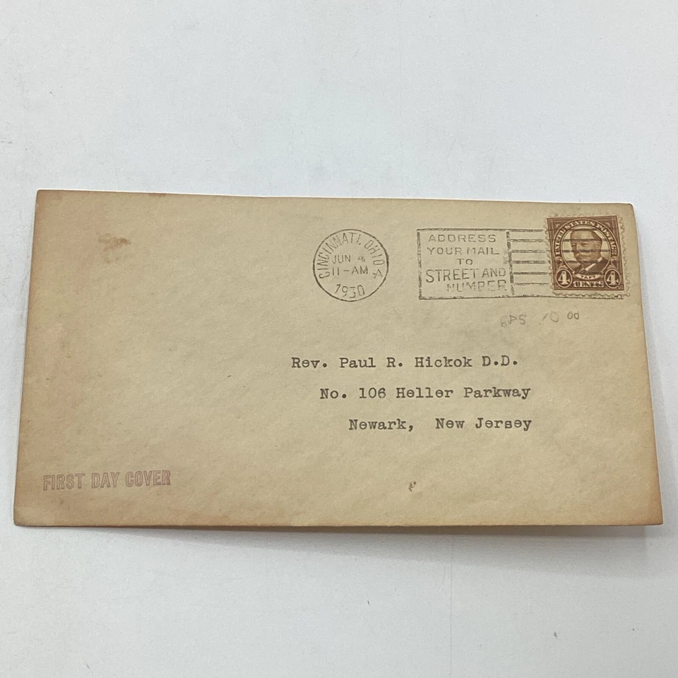 (5) 1930’s Assorted Postal Card & Envelope With Assorted Denominative Stamps FDC - Image 3 of 4