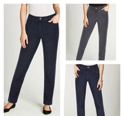 BON MARCHE WOMEN DENIM SLIM LEG JEANS 3 