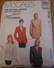 8638 UNCUT McCalls Vintage Pattern Misses Lined JacketPalmer Pletsch FF Size 8