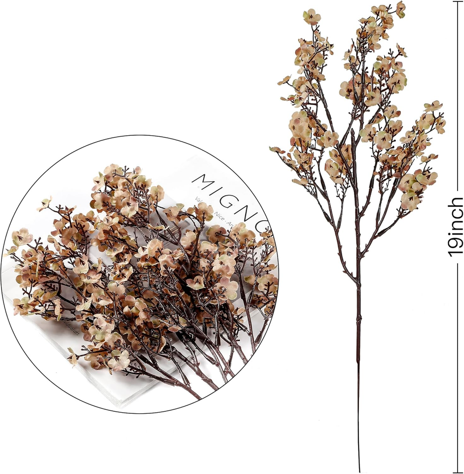 15 Pcs Babys Breath Artificial Flowers Gypsophila Bouquets Bulk Real