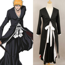 Ichigo Kurosaki Bankai Kimono Suit Cosplay Costumes/
