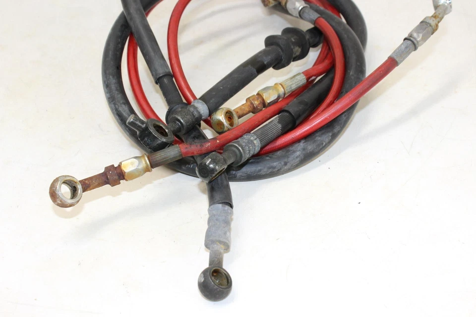 1996 Honda Interceptor 750 Vfr750f Brake Caliper Hoses Lines Set - Image 4 of 4